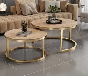 Round Marble Center Table (2in1)