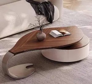 Executive Coffee Table With Drawer – Modern Functional
