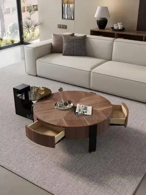 Executive Center Table With Drawer – Stylish Functional