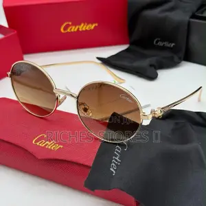 Cartier Round Shape Sunglasses With Box