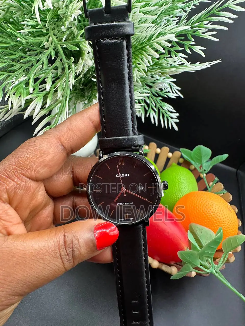 Casio Leather Watch