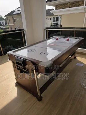 7ft 4-in-1 Multi-Game Table | Pool, Air Hockey, Tennis Dining