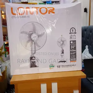 Lontor CTL-Cf046r-18 Rechargeable Water Mist Humidifier Fan 18 Inches