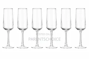 Deli Glass Goblet Set – 6 Pieces (230ml)