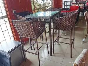 High Leg Rattan Set