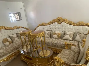 Complete Set Luxury Royal Egypt Fabrics Sofa Furniture