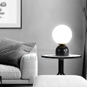 Black and White Nordic Table Lamp