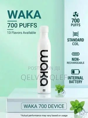 Waka 700 Puffs Disposable Vape – All Flavors Available