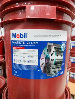 Mobil Dtetm 25 Ultra High-Performance Hydraulic Oil 20-Liter Pail