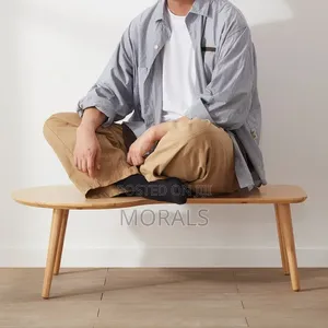 Oval Bamboo Center Table