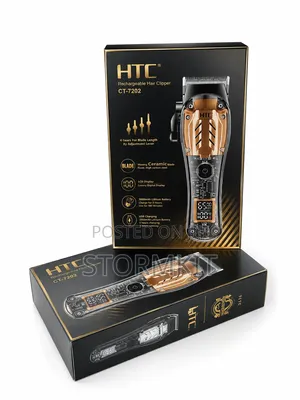 HTC Ct-7202 Rechargeable Hair Clipper for Professional Hair Trimmer