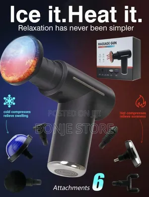 6 Head Blueidea Wireless Massage Gun Cold Compress and Hot Compress