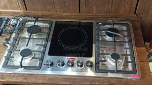 Kimax 4+1 Electric and Gas Auto Ignition Gas Hob.