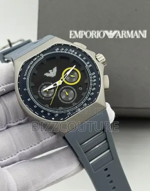 Original Emporio Armani Rubber Strap Is Available in Store
