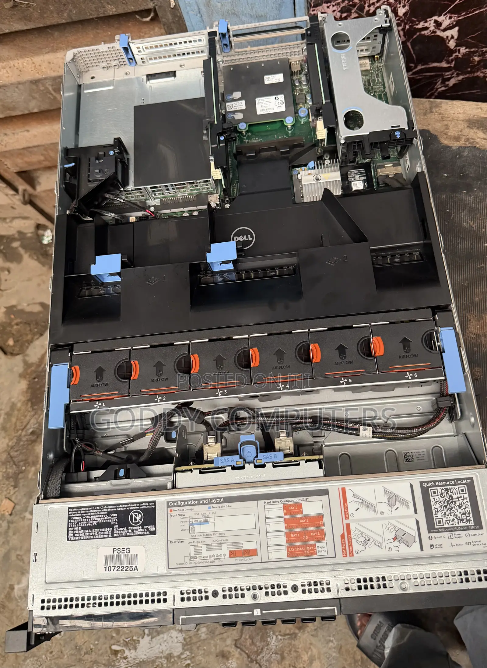 Server Dell PowerEdge R710 64GB Intel Xeon HDD 2T