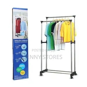 30kg Double Pole Telescopic Clothe Rack