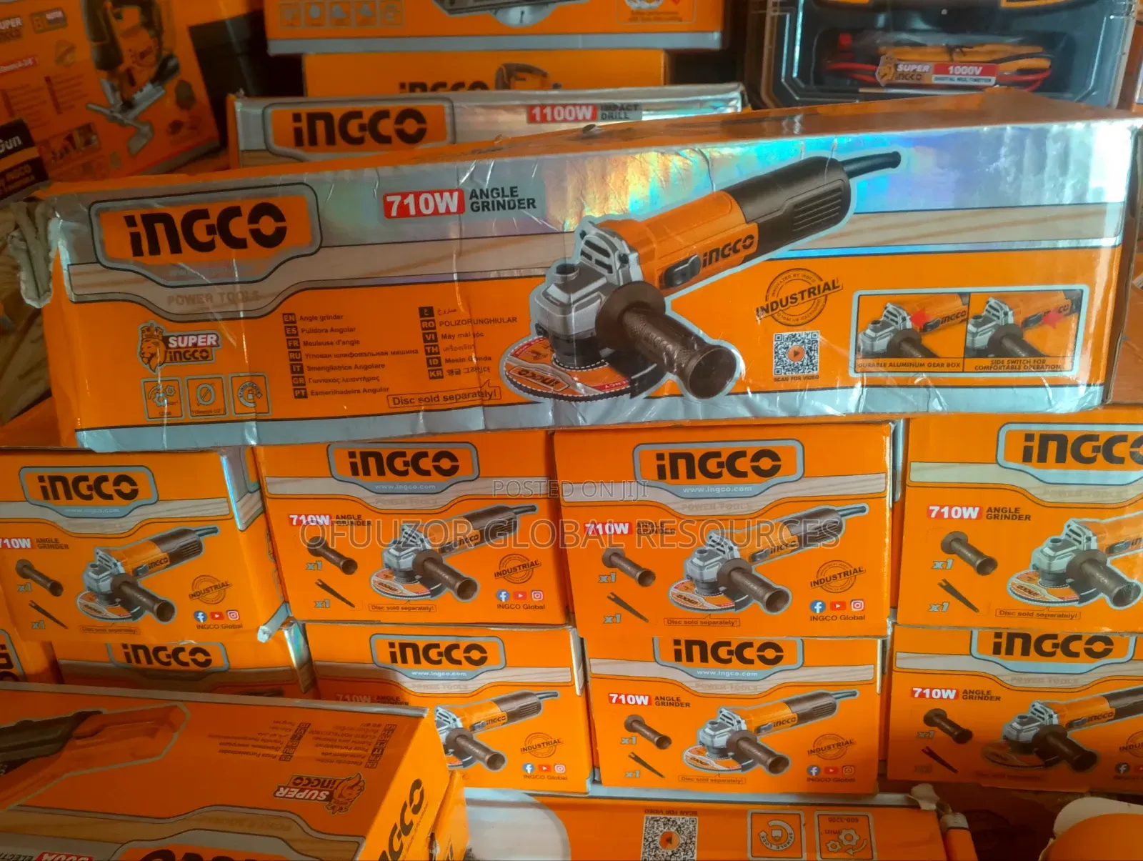 Ingco 750w Angle Grinder 41/2"