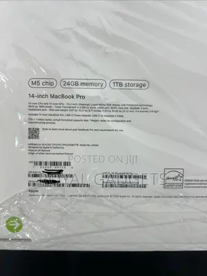 New Laptop Apple MacBook Pro 2025 M5 24GB Apple M5 Pro SSD 1T