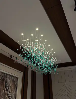 Luxury Emerald Pebble Chandelier
