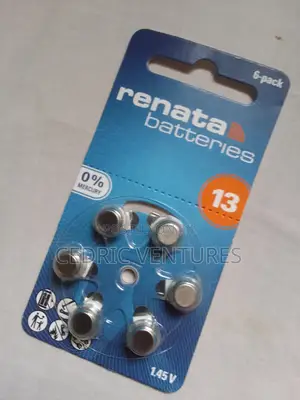 Renata Pr48 Button Cell Za 13 Zinc Air Hearing Aid Batteries 1.45v