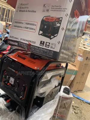 Kemage Km7500ioe 5.5kw Inverter Generator – 100% Copper Perfor