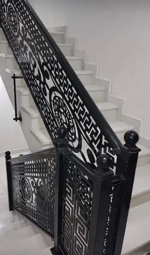 Beautiful Laser Cut|Wronght Iron Handrail