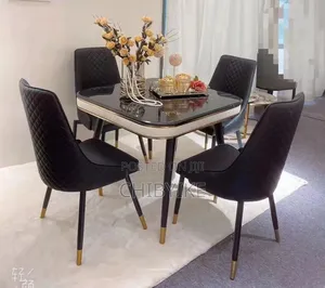 Luxury Marble Dining Set 4 Seater Chair's
