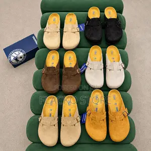 Original Birkenstock Boston Suede Series Clogs