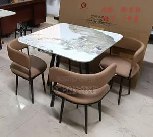 Luxury Marble Dining Set 4 Seater