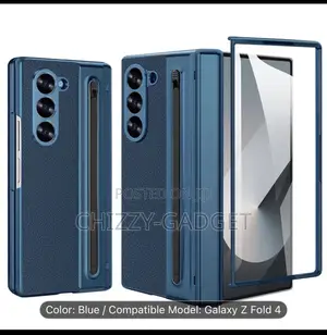 Samsung Galaxy Z Fold 3,4,5,6,7, Case With S Pen and Front Glass