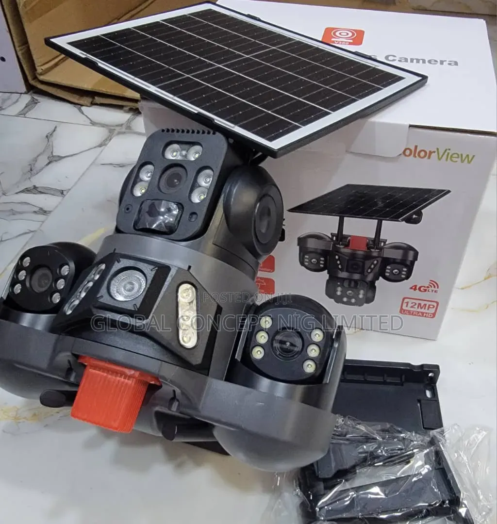 Complete Triple Lens Solar Powered Camera