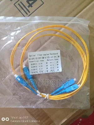 3m Sc-Sc Upc Fiber Optic Patch Cord – Single Mode Duplex Cable