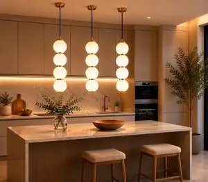 Single Led Acrylic Dinning/Kitchen Chandelier