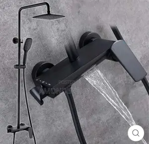 Matt Black Surface Shower Amond 002