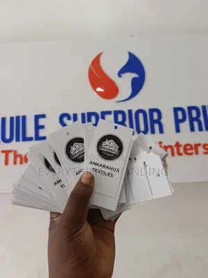 Custom Clothing Hang Tags With Rope for Fashion Brands, Printing