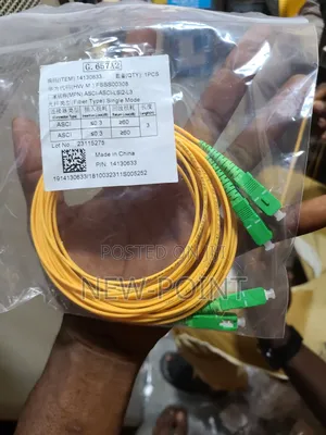 3m Sc-Sc/Apc Fiber Optic Patch Cord–Fast Stable Network Connections