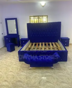 Standard Relaxable Quality Complete Set of 6by6 Button Bedframe