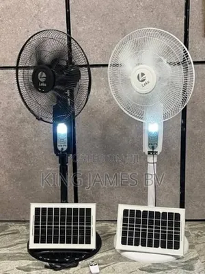 Solar Stand Fan With Free Accessories