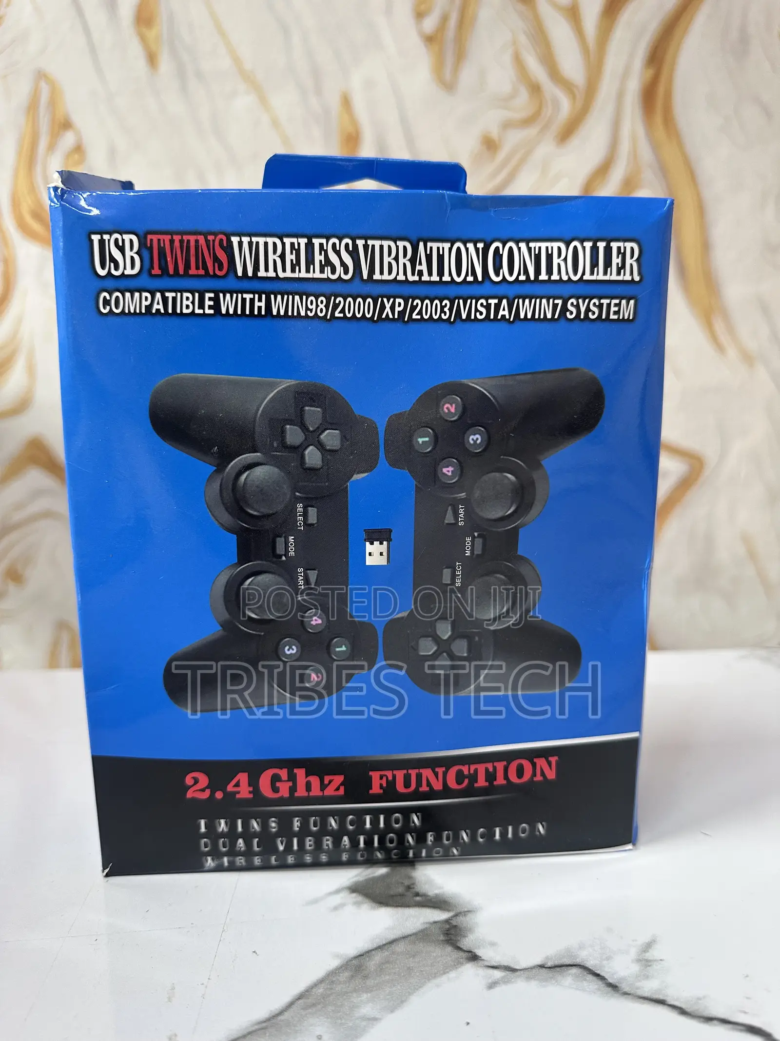 USB Twin Wireless Vibration Controller