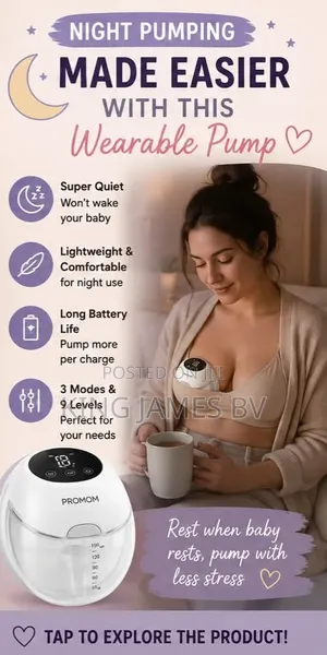 Rechargeable Wearable Breast Pump
