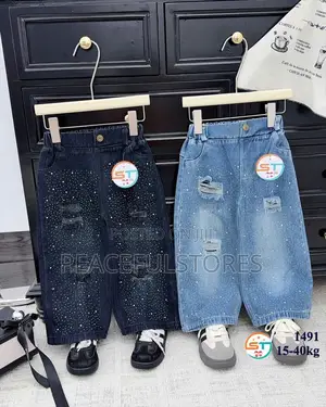 Blue Stoned Jeans