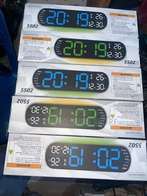 Digital Wall Clock With Remote