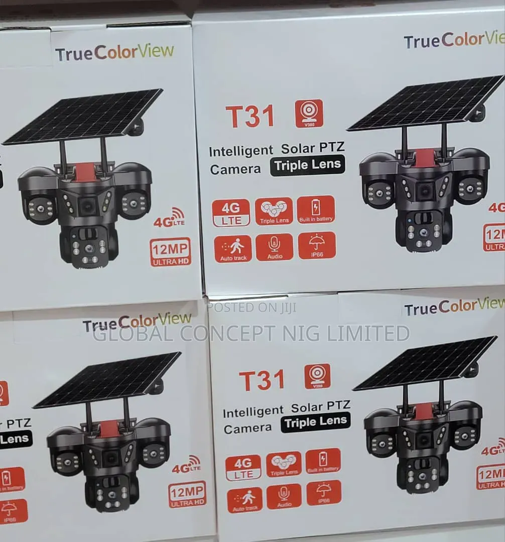 Complete Triple Lens Solar Smart Camera