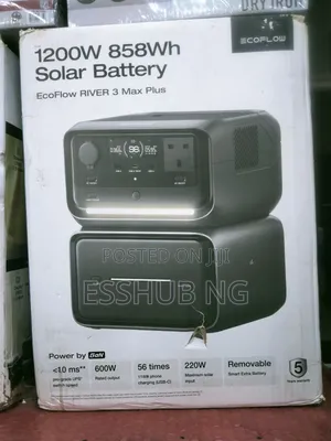 Ecoflow River 3 Max Plus 600w Solar Generator