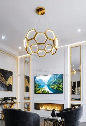 Modern Stainless Steel Led Pendant Lamp Luxury Living Room