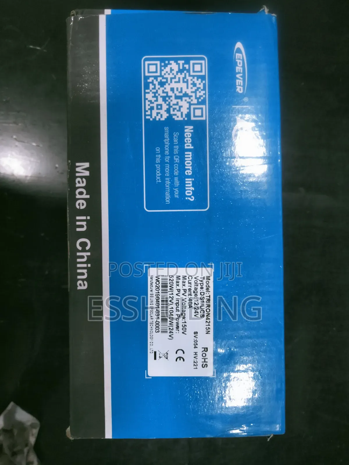 Epever 40a 24v 150v Charge Controller