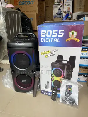 • Brand New Boss Digital Bd-6603 Portable Party Speaker (8000w)