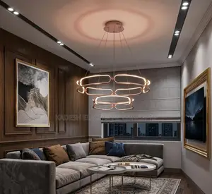 Modern Led Pendant Light Ceiling Chandelier Multiple Rooms Living