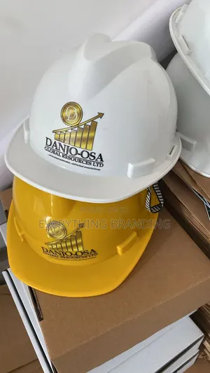 Oil Gas Safety Helmet Printing Ppe Branding Bulk Supply