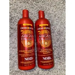 Argan Oil Shine Shampoo With Intensive Conditioner Treatment.
